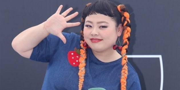 TAIWAN, CHINA - OCTOBER 18: (CHINA MAINLAND OUT)Naomi Watanabe attends brand glasses promotion conference on 18th October, 2016 in Taipei, Taiwan, China.(Photo by TPG/Getty Images)