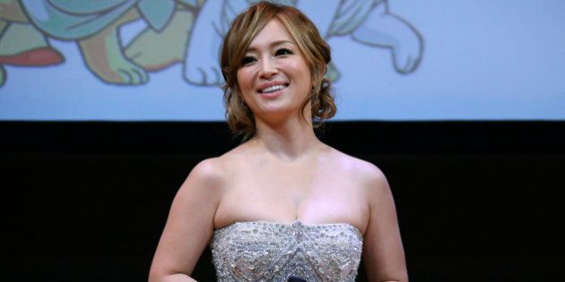 Japanese singer Ayumi Hamasaki attends the world premiere of manga film