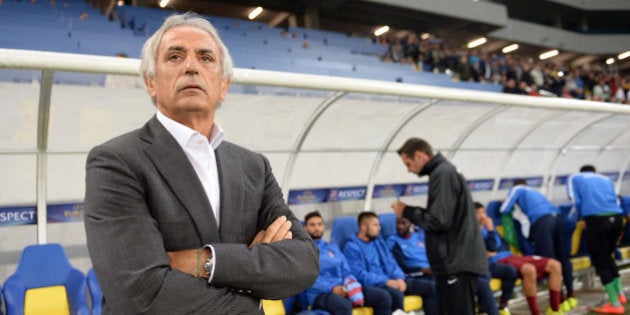 LVIV, UKRAINE - SEPTEMBER 18:Vahid Halilhodzic, head coach of Trabzonspor poses during UEFA Europa League Group L match between Metalist Kharkiv and Trabzonspor at Arena Lviv Stadium, in Lviv, Ukraine, on September 18, 2014. (Photo by Hakan Burak Altunoz/Anadolu Agency/Getty Images)