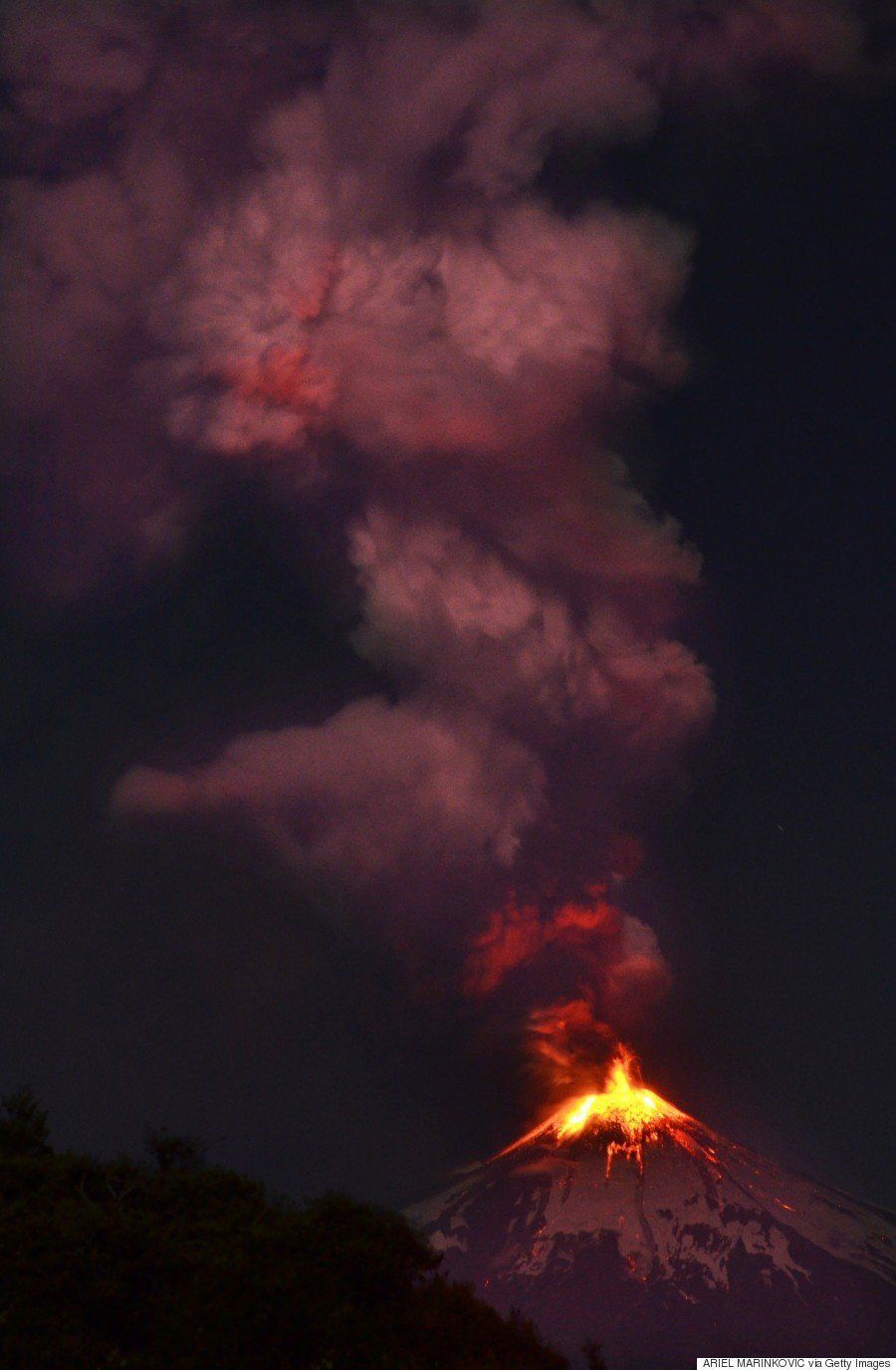 ビジャリカ山が大噴火 チリで3000人以上避難 画像 ハフポスト