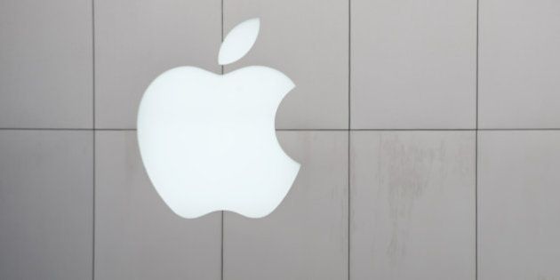 An Apple logo is displayed at a shopping mall in Beijing on March 29, 2013. Apple is to face 'strengthened supervision' from China's consumer watchdogs, state media reported, as the US computer giant is hit by a barrage of negative publicity in the country. AFP PHOTO / Ed Jones (Photo credit should read Ed Jones/AFP/Getty Images)