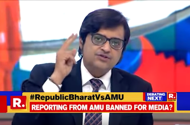 Aligarh Muslim University Students Booked Under Sedition Over Row With Republic
