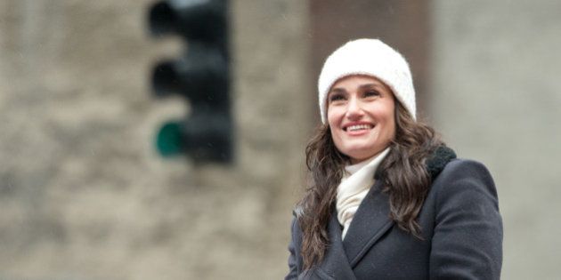 NEW YORK, NY - NOVEMBER 27: Singer and actress Idina Menzel attends the 88th Annual Macys Thanksgiving Day Parade at on November 27, 2014 in New York, New York. (Photo by Noam Galai/WireImage)