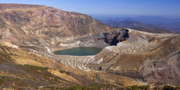 Japan, Tohoku Region, Miyagi Prefecture, View of Zoah Mountain Range (Photo by: JTB Photo/UIG via Getty Images)