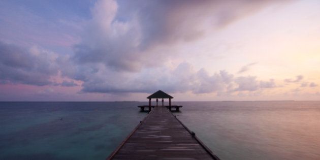 Dawn In The Maldives