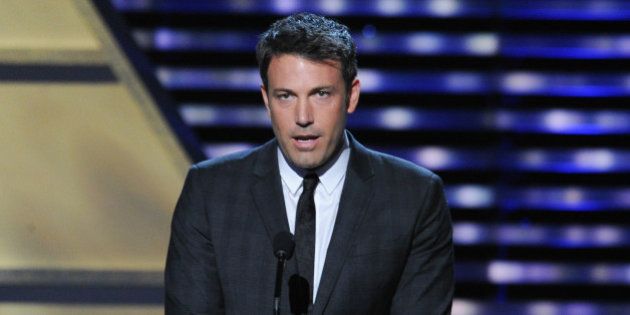 LOS ANGELES, CA - JULY 17: Actor Ben Affleck onstage to present Jimmy V award at the 2013 ESPY Awards at Nokia Theatre L.A. Live on July 17, 2013 in Los Angeles, California. (Photo by Allen Berezovsky/WireImage)
