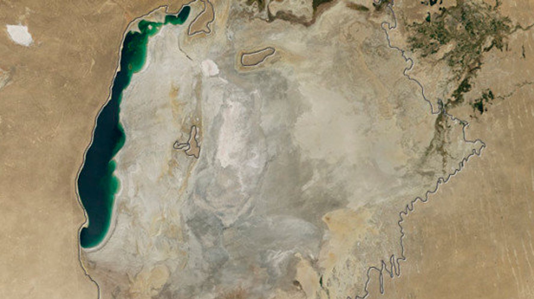 アラル海が今にも干上がりそう Nasaの衛星写真でわかる 世紀最大の環境破壊 ハフポスト News