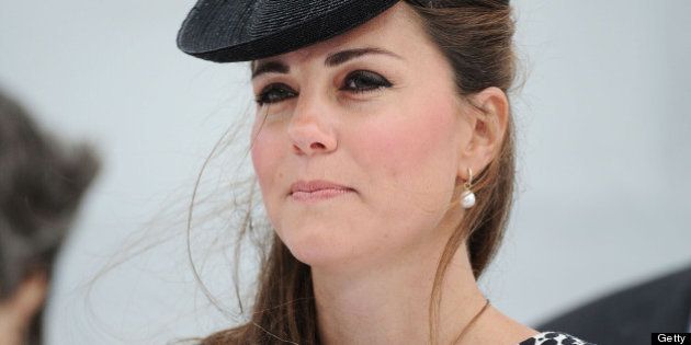 SOUTHAMPTON, ENGLAND - JUNE 13: Catherine, Duchess of Cambridge attends the Princess Cruises ship naming ceremony at Ocean Terminal on June 13, 2013 in Southampton, England. (Photo by Samir Hussein/WireImage)