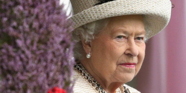 BRAEMAR, SCOTLAND - SEPTEMBER 06: Queen Elizabeth II during the Braemar Highland Games on September 6, 2014 in Braemar, Scotland. The Braemar Gathering is the most famous of the Highland Games and is known worldwide. Each year thousands of visitors descend on this small Scottish village on the first Saturday in September to watch one of the more colourful Scottish traditions. The Gathering has a long history and in its modern form it stretches back nearly 200 years (Photo by Chris Jackson/Getty Images)