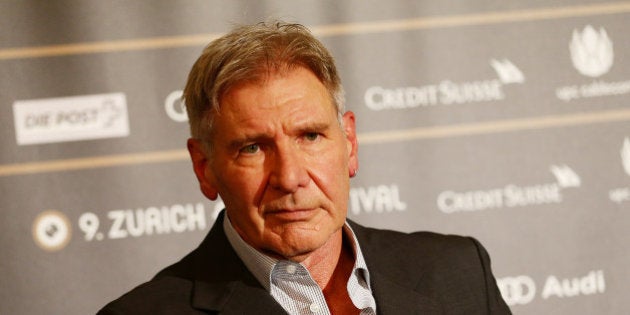 ZURICH, SWITZERLAND - OCTOBER 04: Actor Harrison Ford attends the Golden Eye For Lifetime Achievement press conference on October 4, 2013 in Zurich, Switzerland. (Photo by Vittorio Zunino Celotto/Getty Images)