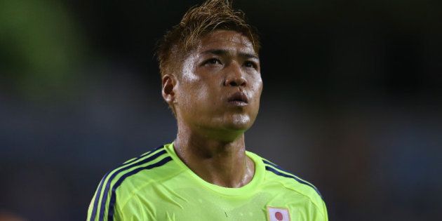 TAMPA, FL - JUNE 02: Yoshito Okubo of Japan looks on during the International Friendly Match between Japan and Costa Rica at Raymond James Stadium on June 2, 2014 in Tampa, Florida. (Photo by Mark Kolbe/Getty Images)