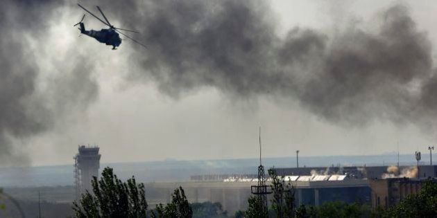 ウクライナの地方都市が空爆  