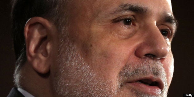 WASHINGTON, DC - JUNE 19: Federal Reserve Board Chairman Ben Bernanke speaks during a news conference June 19, 2013 at the Federal Reserve in Washington, DC. Bernanke held a news conference after the conclusion of a two-day meeting of the Federal Open Market Committee (FOMC), the policy-making arm of the Federal Reserve, which made no changes to monetary policies. (Photo by Alex Wong/Getty Images)