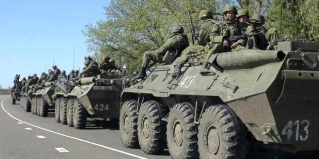 ロシア軍がウクライナ国境で部隊増強 1万人以上に Nato推定 ハフポスト