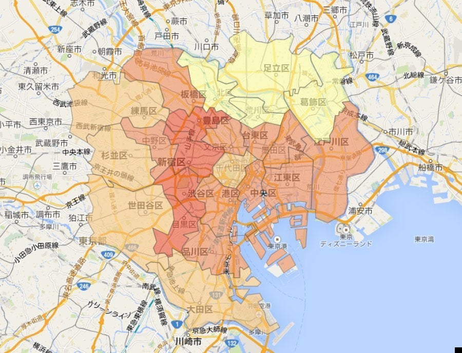 東京23区 進学率が高い地域はどこ 納税額との関係は データで見る ハフポスト News