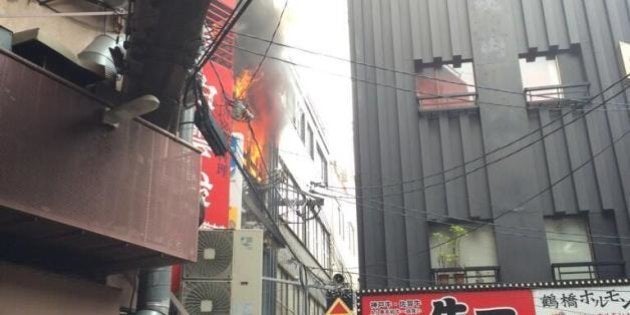 大阪 鶴橋駅周辺で火災 大阪環状線と近鉄奈良線で一時運転見合わせ ハフポスト