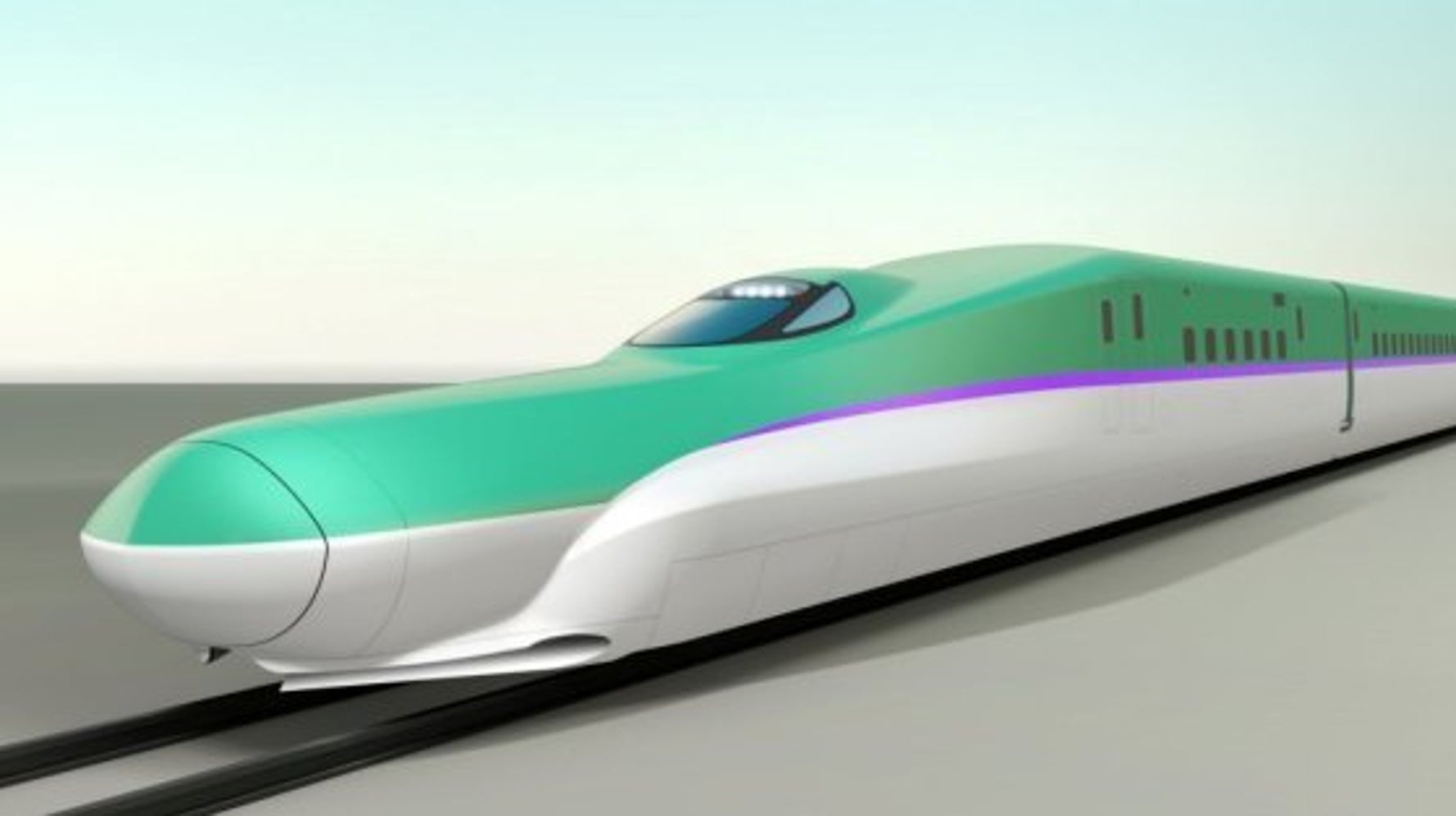 北海道新幹線 Jr東のe5ベースに紫のライン Jr北海道が車両デザイン発表 ハフポスト News