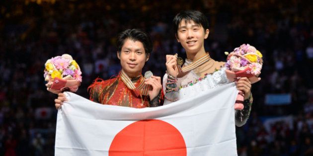 羽生結弦が初優勝 フリーで逆転 2位は町田樹 フィギュア世界選手権 画像 ハフポスト