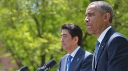 TPP妥結へ連携、日米首脳会談　オバマ大統領「中国への懸念共有」