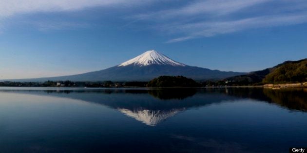 Mt. Fuji and Lake Kawaguchi