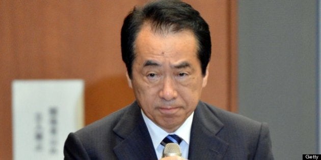 JAPAN, TOKYO - MAY 28: Former Japan's prime minister Naoto Kan speaks at the beginning of the Fukushima Nuclear Accident Independent Investigation Commission meeting at the House of Councilors Members Office building on Monday, May 28, 2012 in Tokyo, Japan. (Photo by Kasahara KATSUMI/Gamma-Rapho via Getty Images)