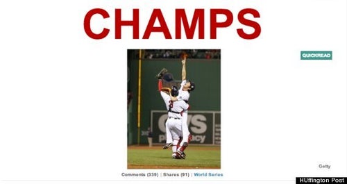 上原・田沢完璧リリーフ！ ボストン・レッドソックスが6年ぶり8度目の