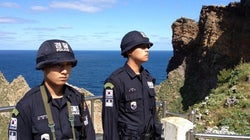 竹島で韓国が軍事訓練