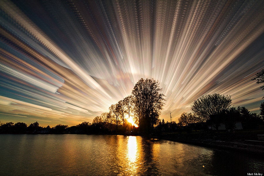 日没の数時間を1枚の美しい写真に 画像 ハフポスト