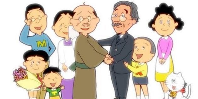 サザエさん 永井一郎さん 最後の波平 視聴率23 7 を記録 イラストやラテアートで別れを偲ぶファンも ハフポスト