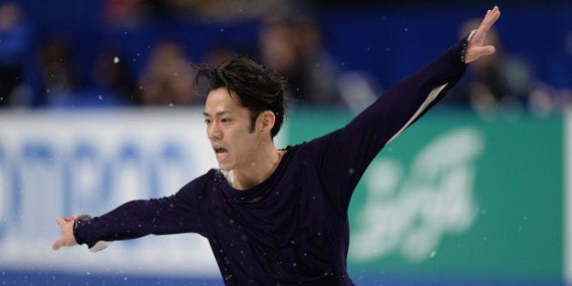 SAITAMA, JAPAN - DECEMBER 22: Daisuke Takahashi of Japan performs in the men's free skating during All Japan Figure Skating Championships at Saitama Super Arena on December 22, 2013 in Saitama, Japan. (Photo by Atsushi Tomura/Getty Images)