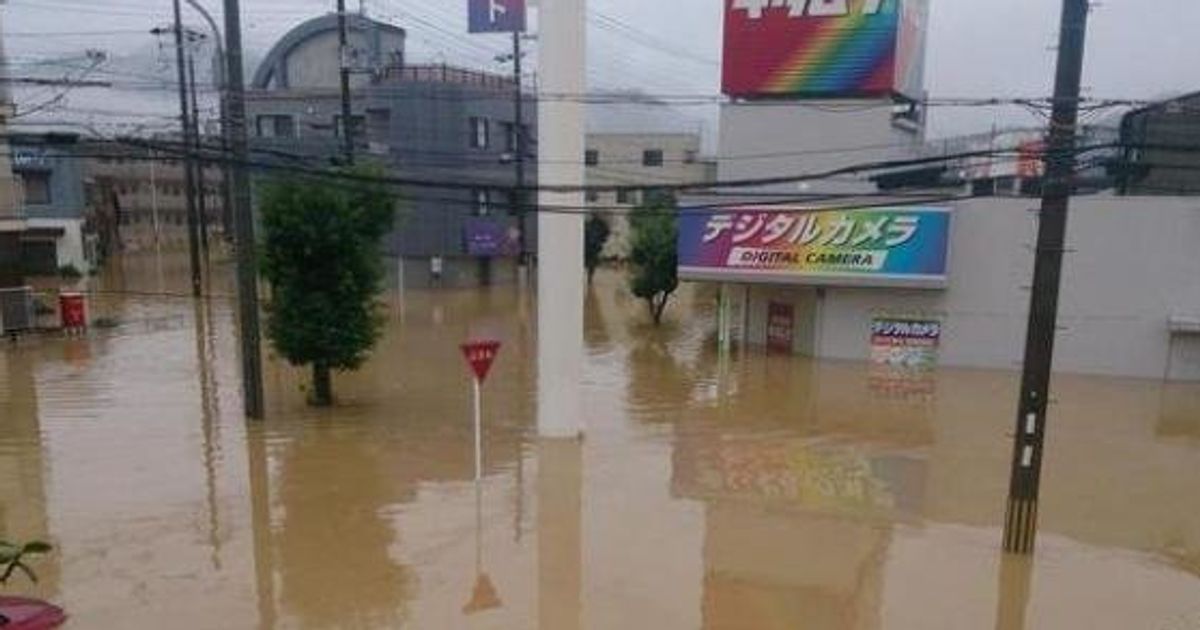 京都府福知山市 自衛隊に災害派遣要請 市内のほぼ全域で避難勧告 ハフポスト