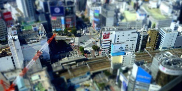 渋谷ヒカリエから見下ろしたミニチュア タイムラプス動画がグッとくる ハフポスト