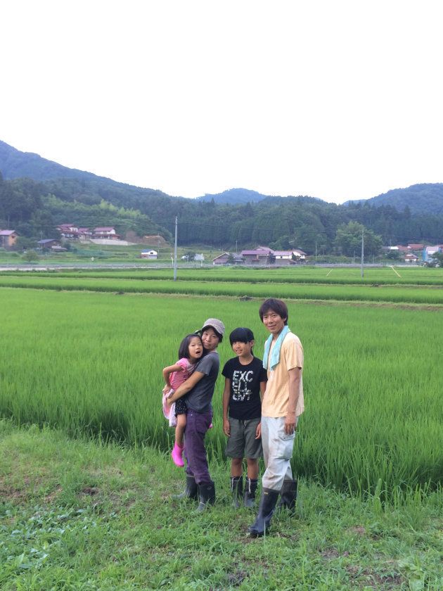2012年に神戸から島根県飯南町に移住した中野さん一家