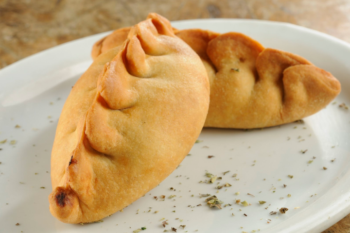 Empanada de carne é alternativa de entrada no Pobre Juan.