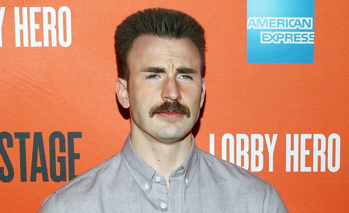 Actor Chris Evans attends the “Lobby Hero” Broadway opening night party in New York last March.