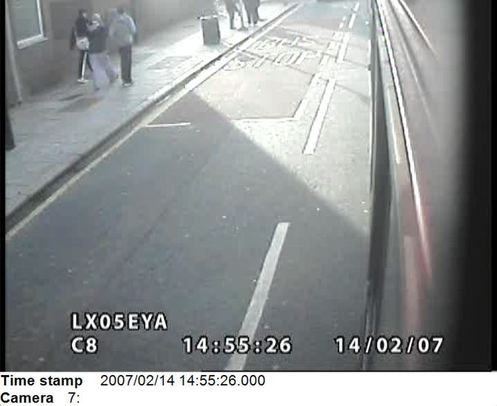 The CCTV still released by police.
