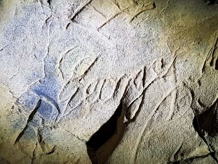 The marks were previously thought to have been graffiti from the time before the caves were shut off 
