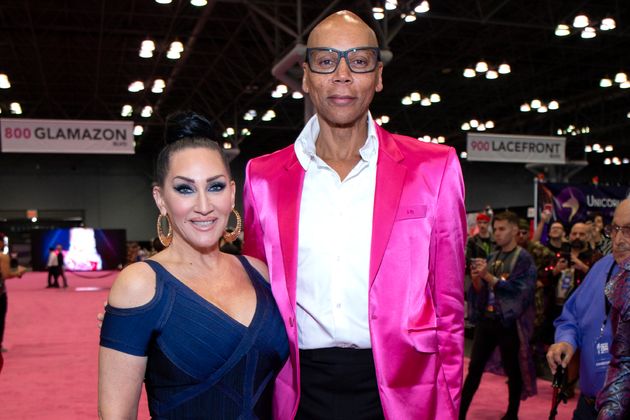 Michelle Visage and RuPaul