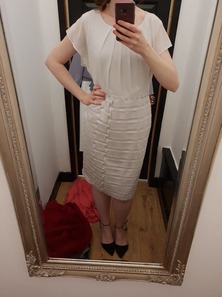 Ok to wear on sale white to a wedding