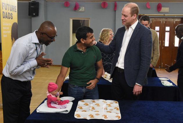 Prince William, Duke of Cambridge at the 'Future Men' Fathers Development Programme in London on Feb. 14, 2019.