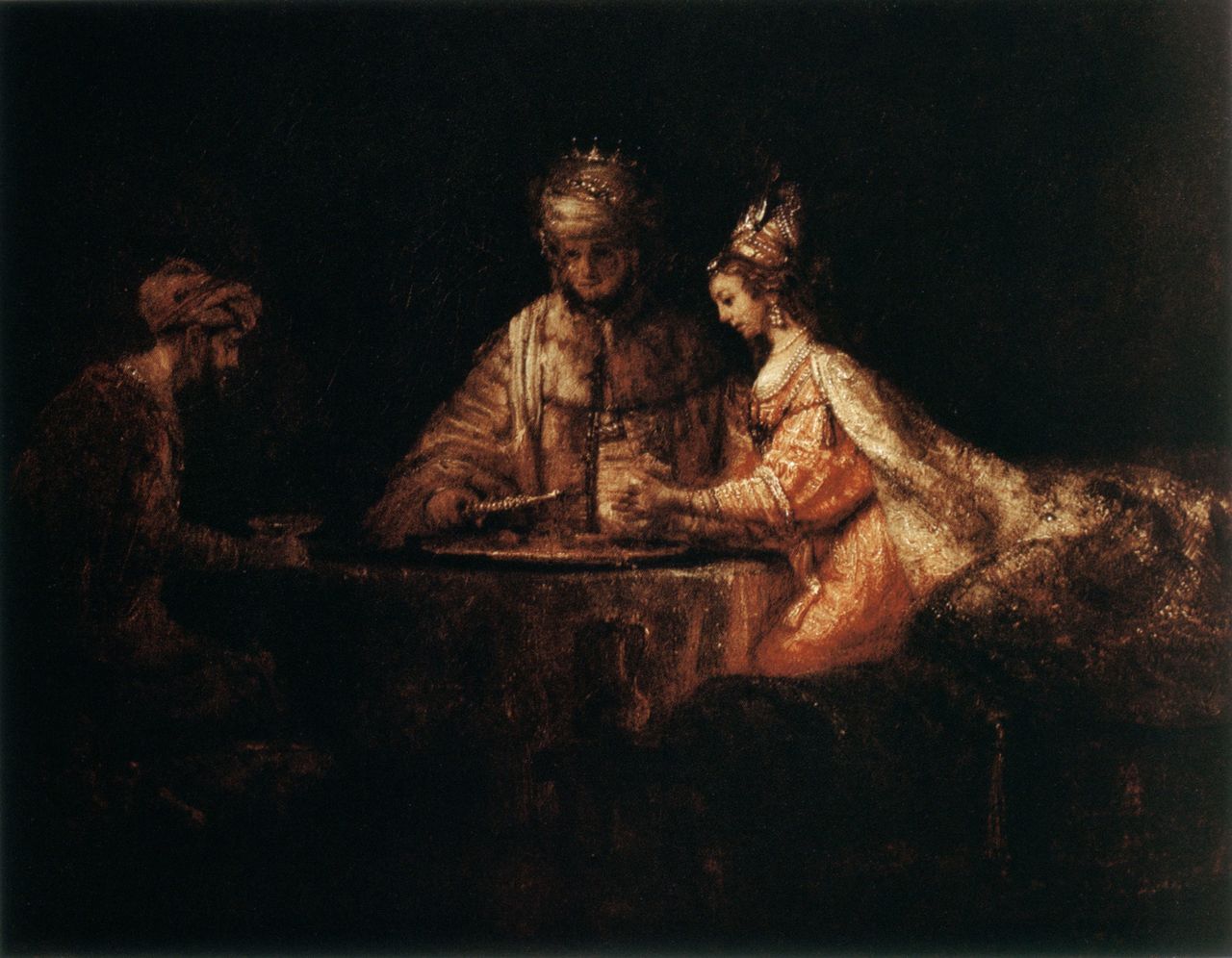 «Αχασβήρος, Αμάν και Εσθήρ» (μεταξύ 1655 και 1665). 