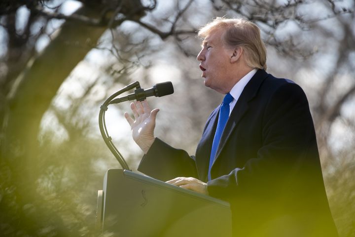President Donald Trump declared a national emergency on Feb. 15 in an attempt to reroute billions of federal funds to his wall on the U.S.-Mexico border. He dismissed the views of drug trafficking experts who say most drugs come into the country through ports of entry.