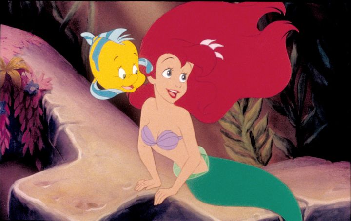 Ariel and Flounder.