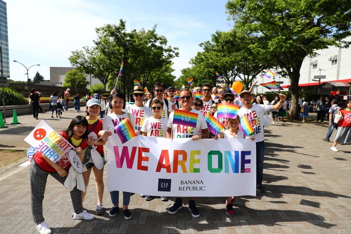 TOKYO RAINBOW PRIDE2018のパレードに参加