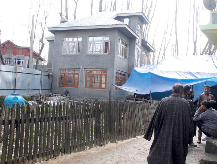 Adil Dar's house in Kashmir.