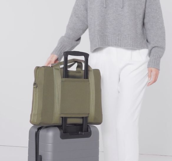 carry on luggage with attached bag