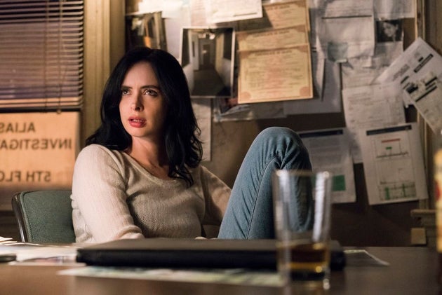 Krysten Ritter, as Jessica Jones, is all of us right