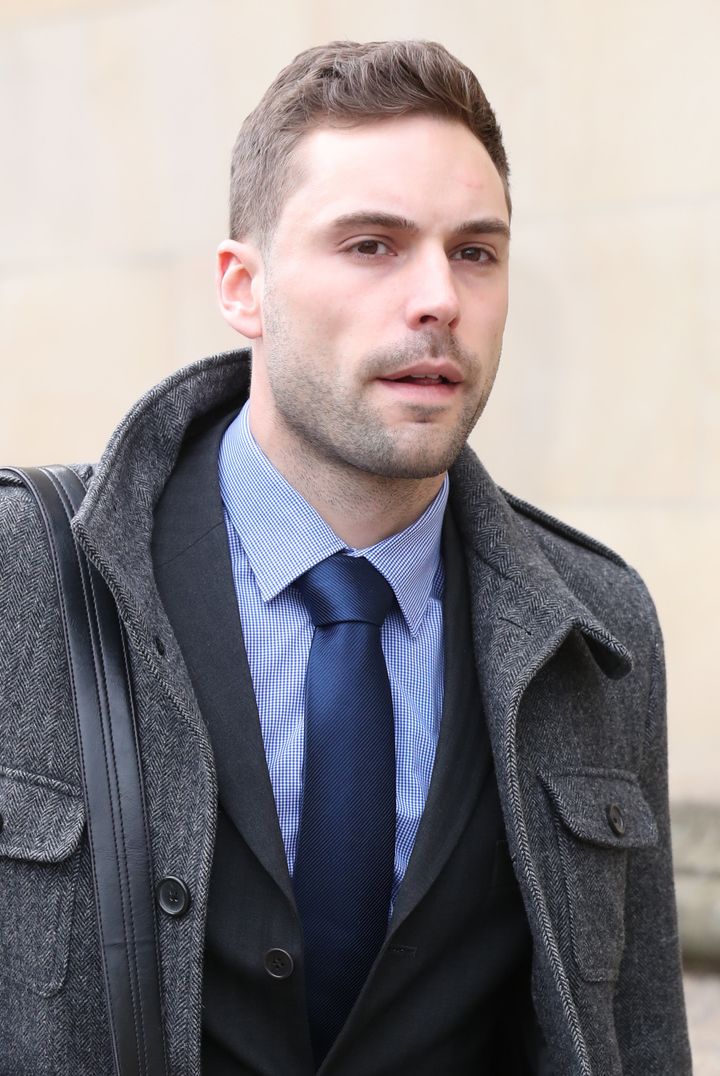 Forensic scientist Stuart Bailey outside the High Court in Glasgow