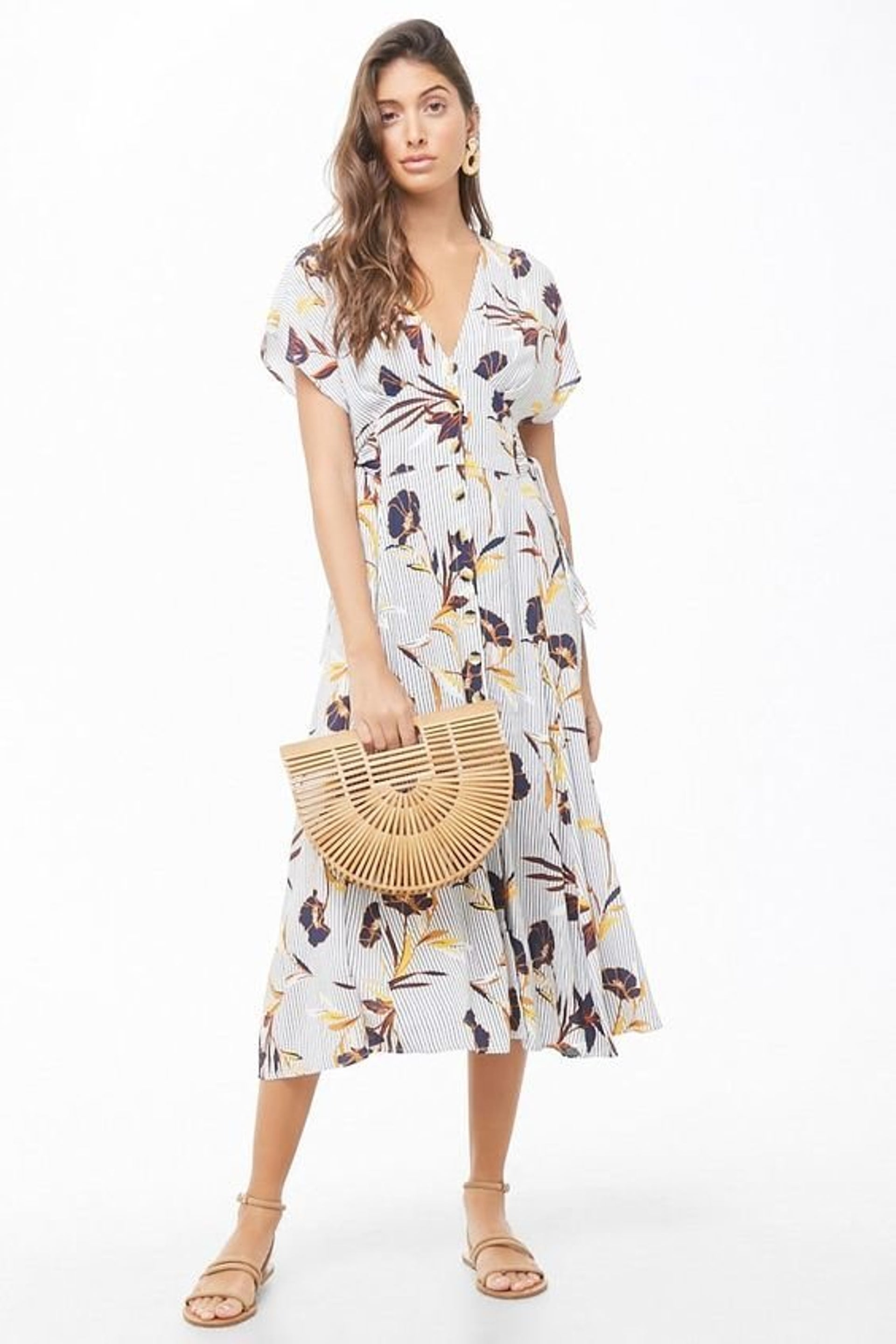 Floral Dresses And Knit Sweaters Are The Perfect Winter-To-Spring Items ...