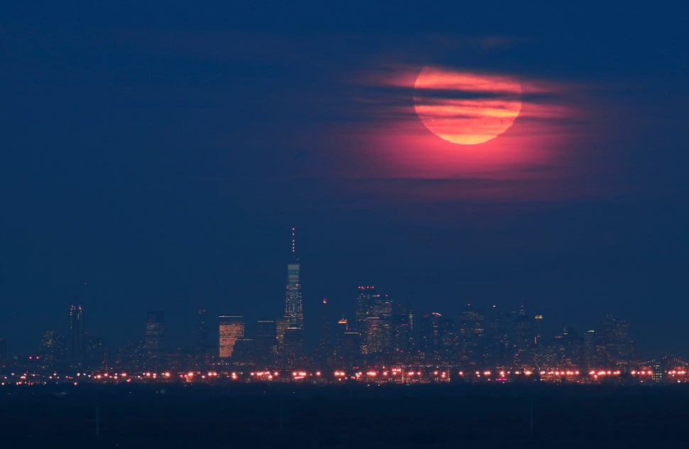 These Photos Capture February’s Sensational Supermoon In All Its